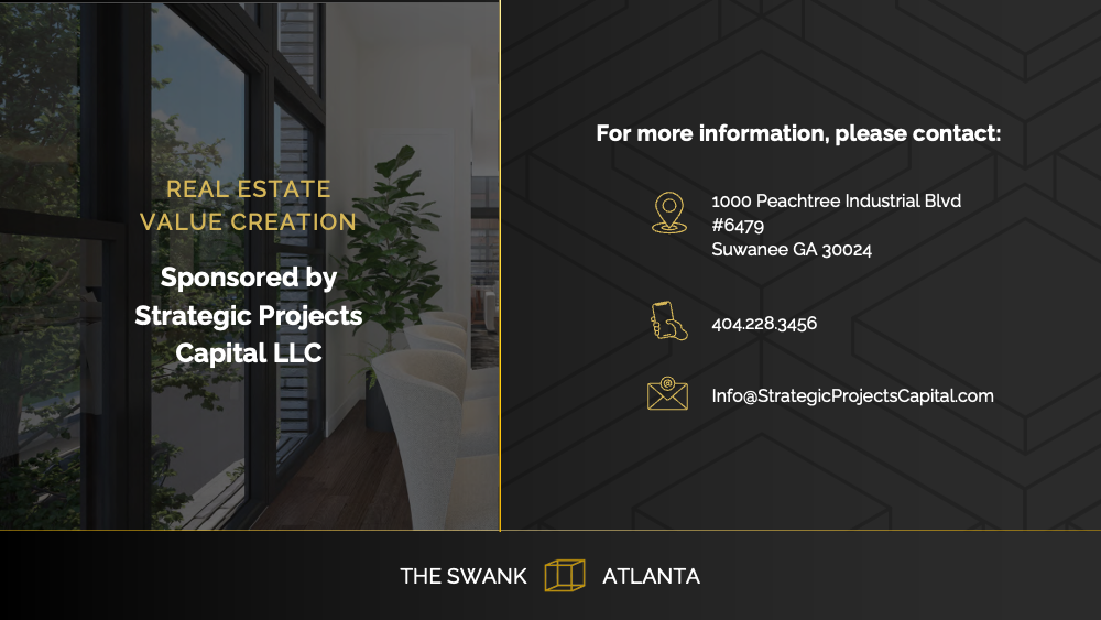 Swank Atlanta Small Change Real Estate Investing. For Everyone.